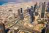 Widok z Burj Khalifa, Dubai